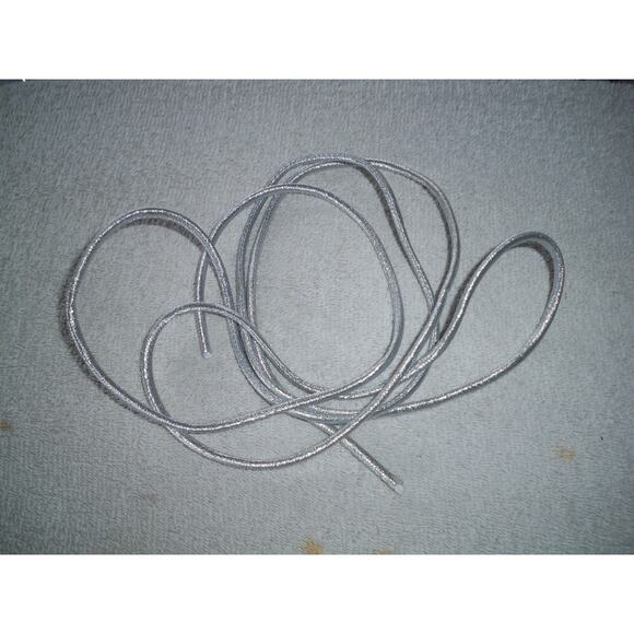 Silver Mylar Spaghetti Straps, spaghetti bridal prom dress shoulder straps - Picture 2 of 3